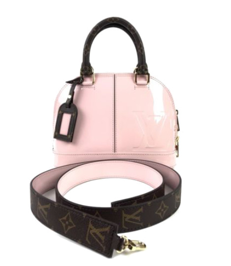Louis Vuitton Alma Vernis Patent Monogram Rose Ballerine Leprix Louis Vuitton Alma Vernis Patent Monogram Rose Ballerine Leprix