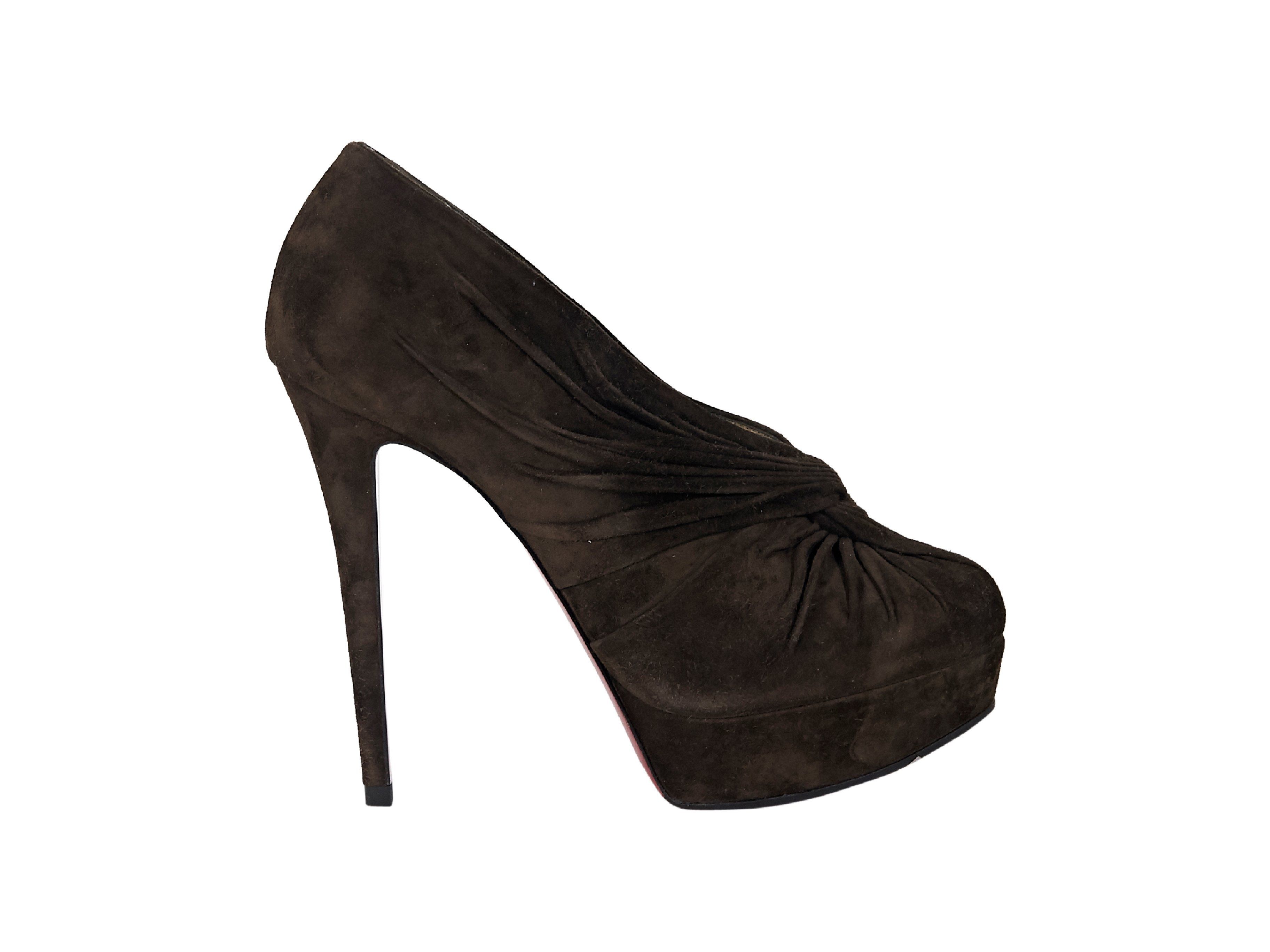 louboutin platform ankle boots