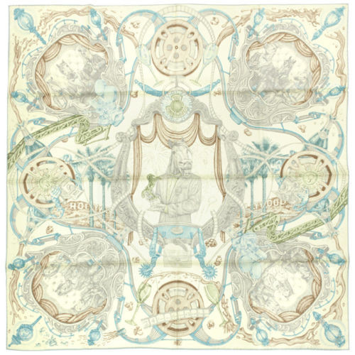 Nwt Auth Hermes Scarf The Horsawards 90cm Silk Carre Elias Kafouros Leprix 70 % kaschmir, 30 % seide. leprix