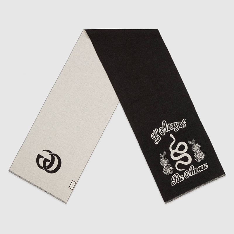 New 595 Gucci Men S Unisex Charcoal Gray Snake Floral L Aveugle Leprix New 595 Gucci Men S Unisex Charcoal Gray Snake Floral L Aveugle Leprix