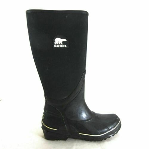 sorel black rain boots