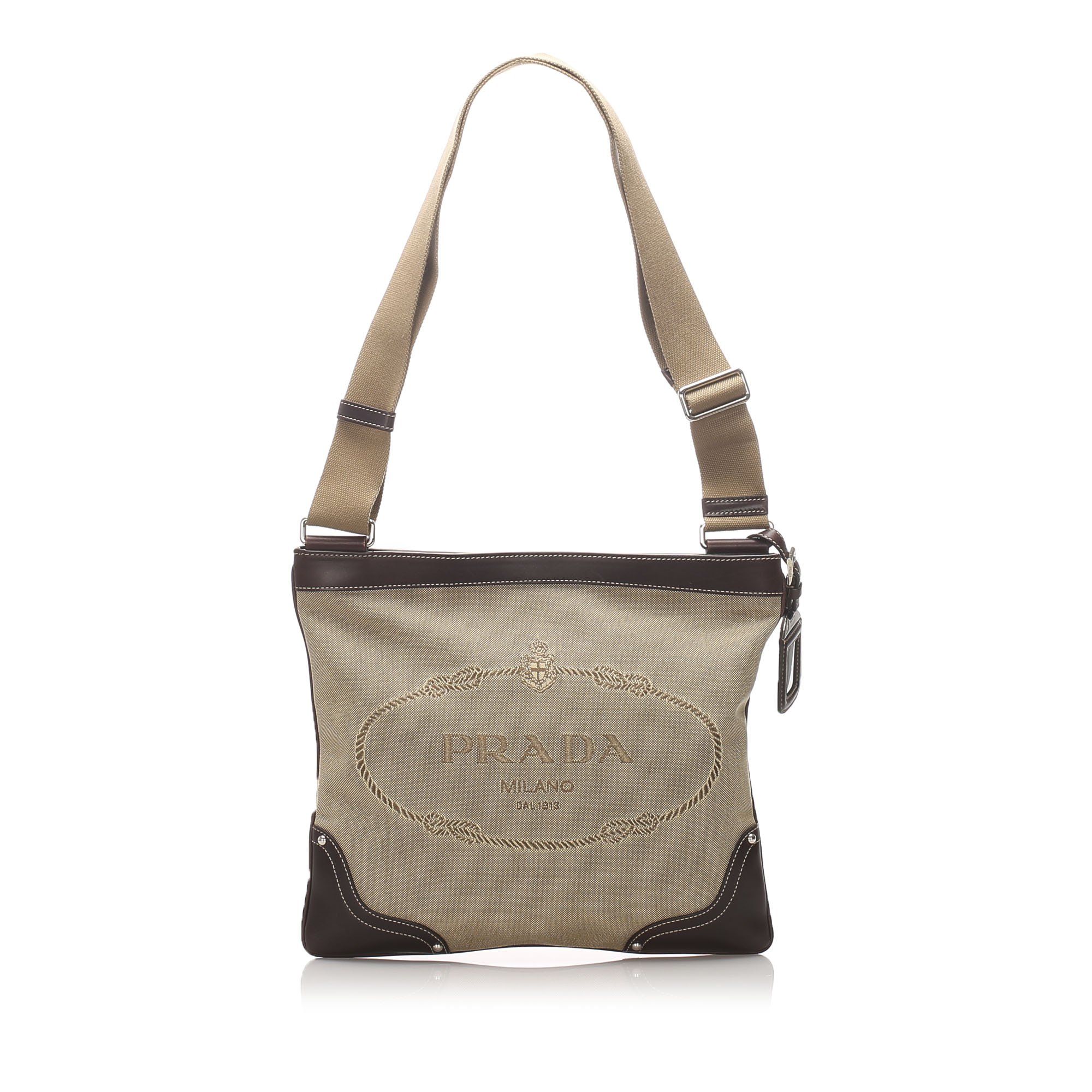 prada canvas crossbody bag
