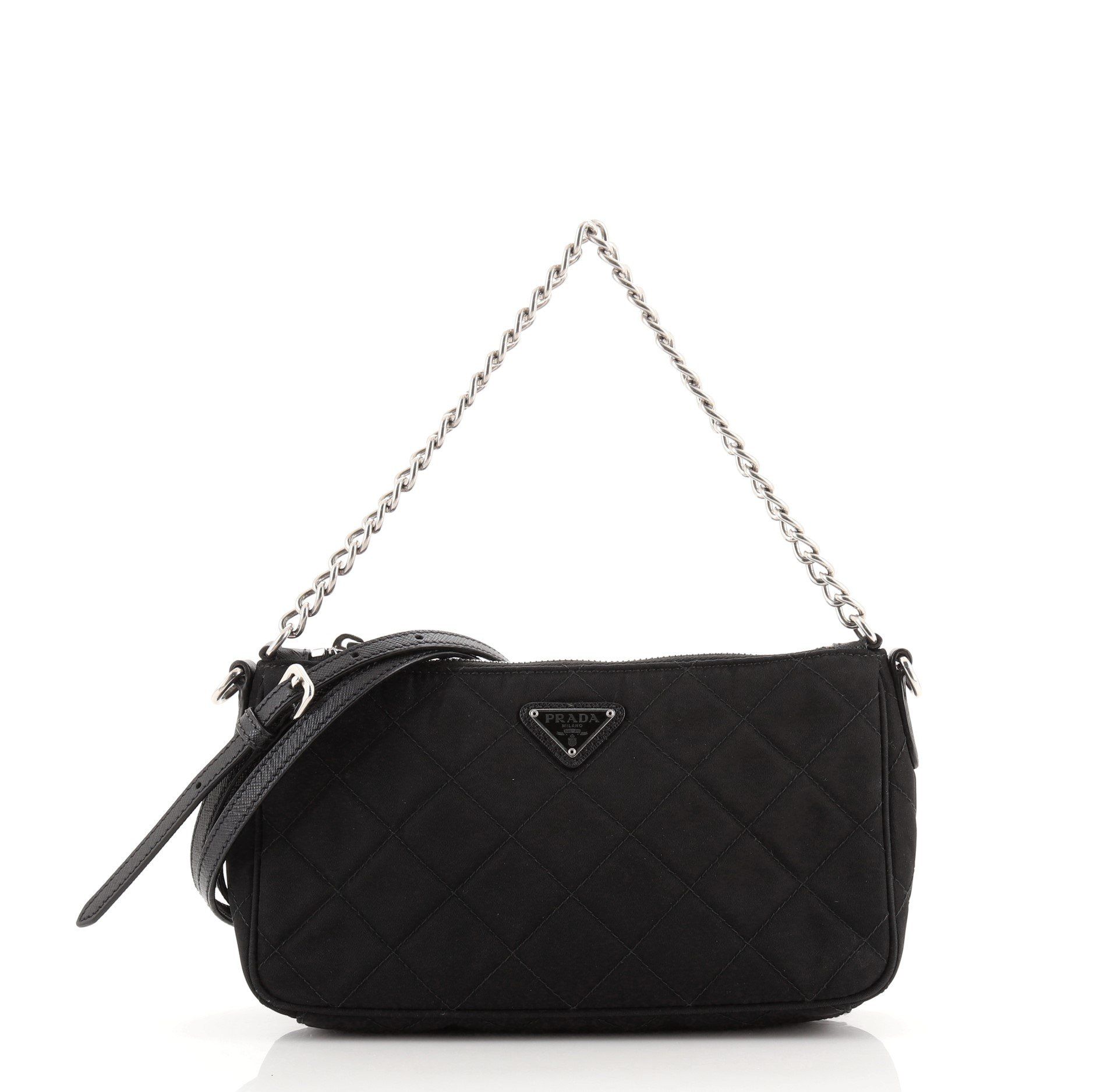 prada quilted tessuto bag