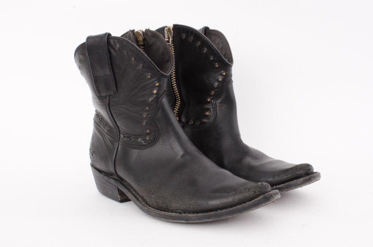 golden goose black boots