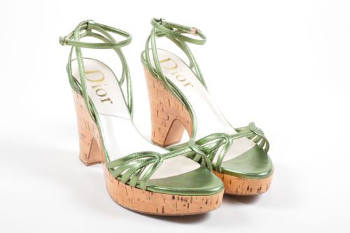 dior strappy heels