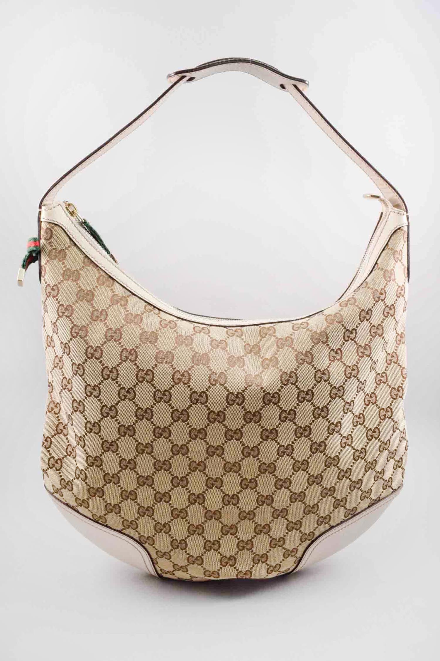 gucci monogram hobo bag