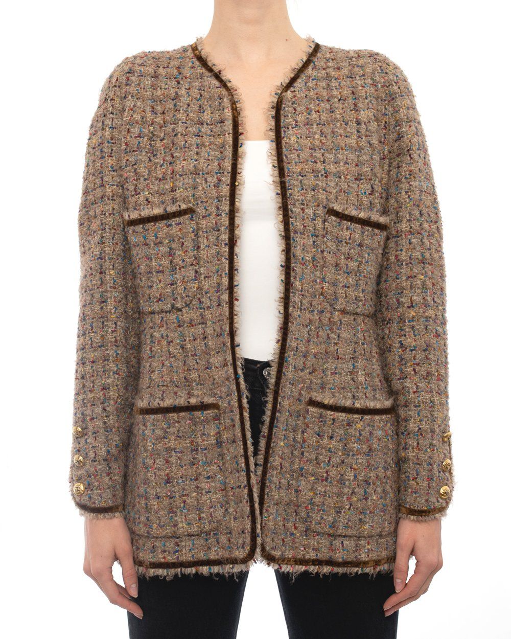 vintage chanel tweed jacket