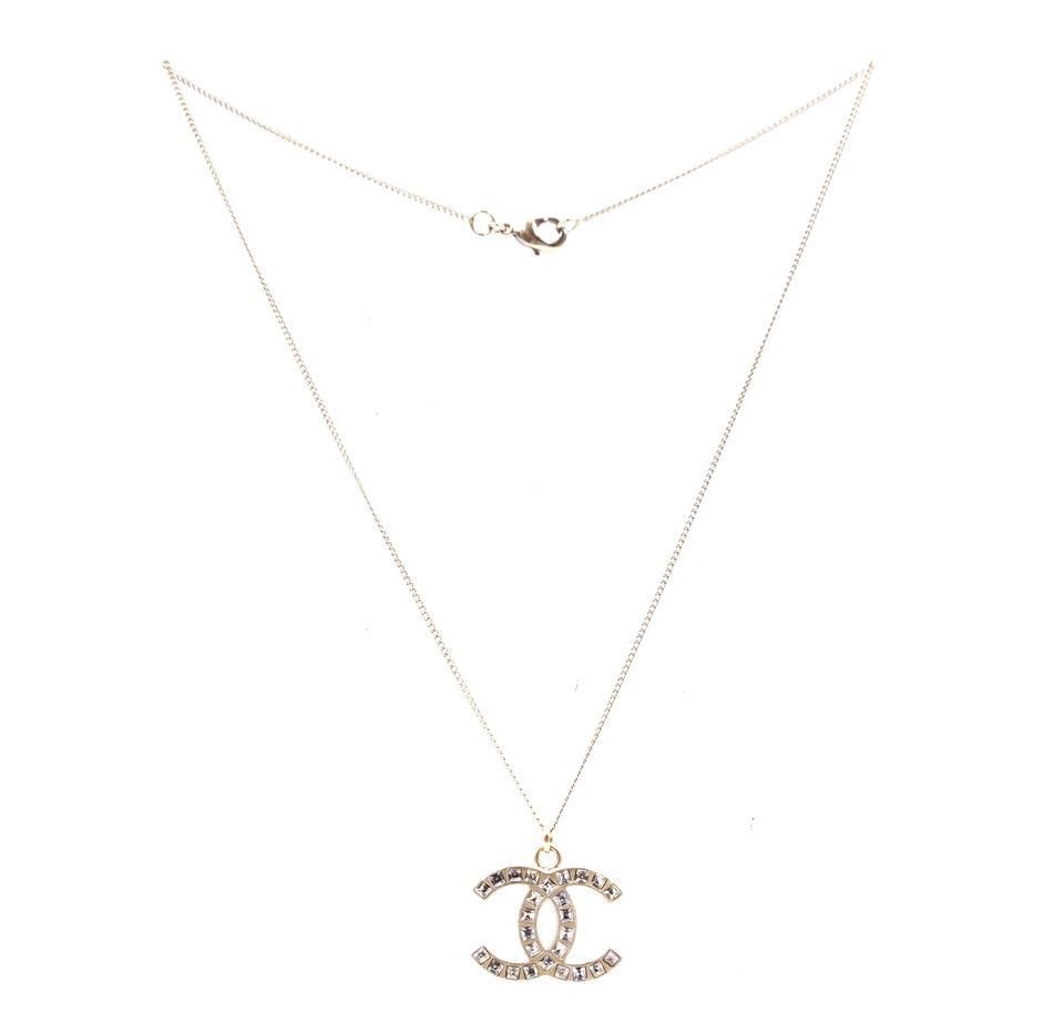 chanel necklace rose gold