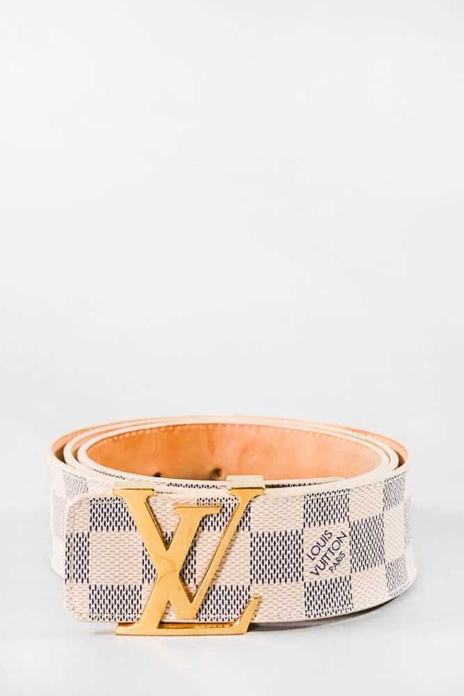 louis vuitton damier azur belt