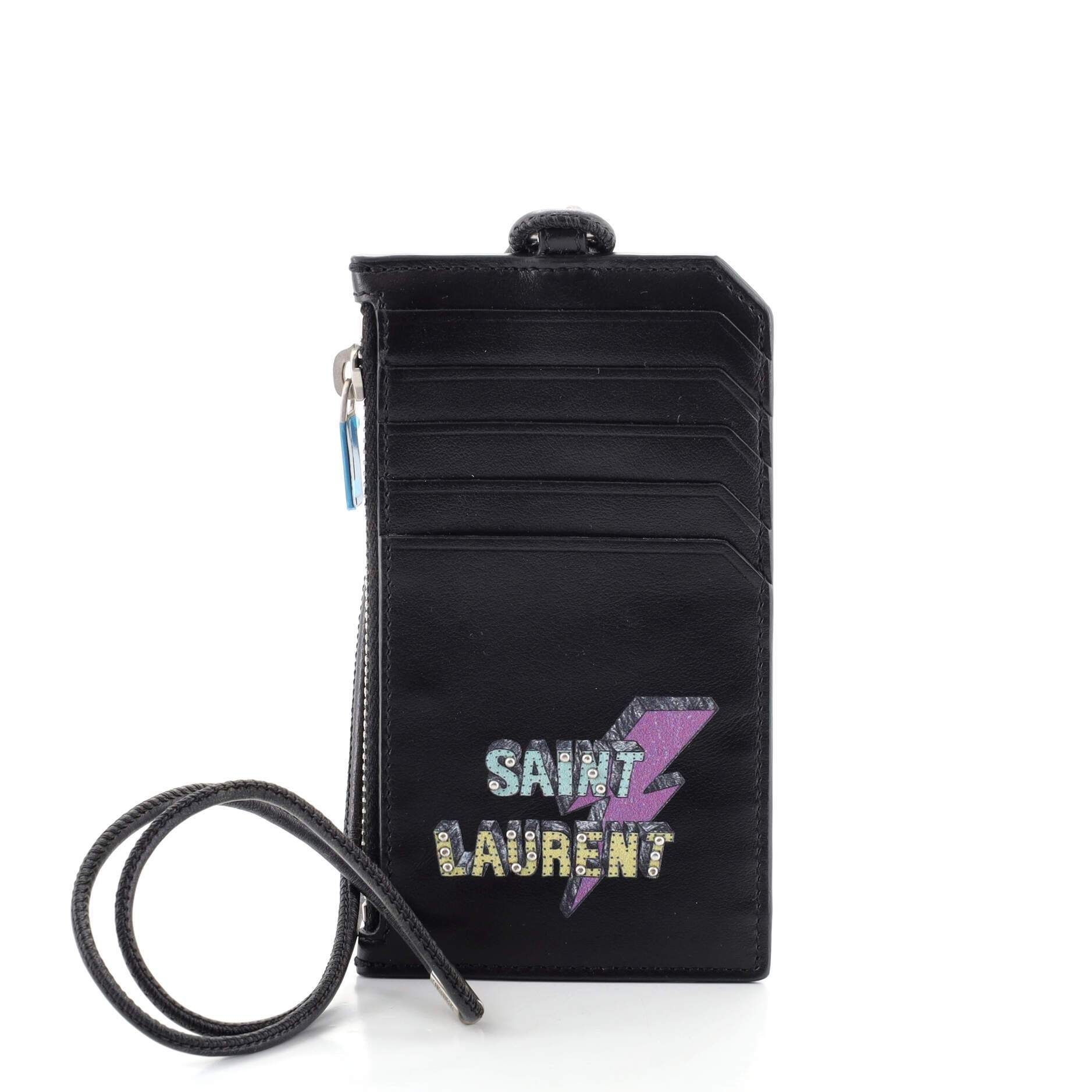 ysl lanyard card holder