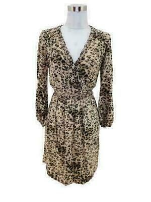 rebecca taylor spring leopard wrap dress