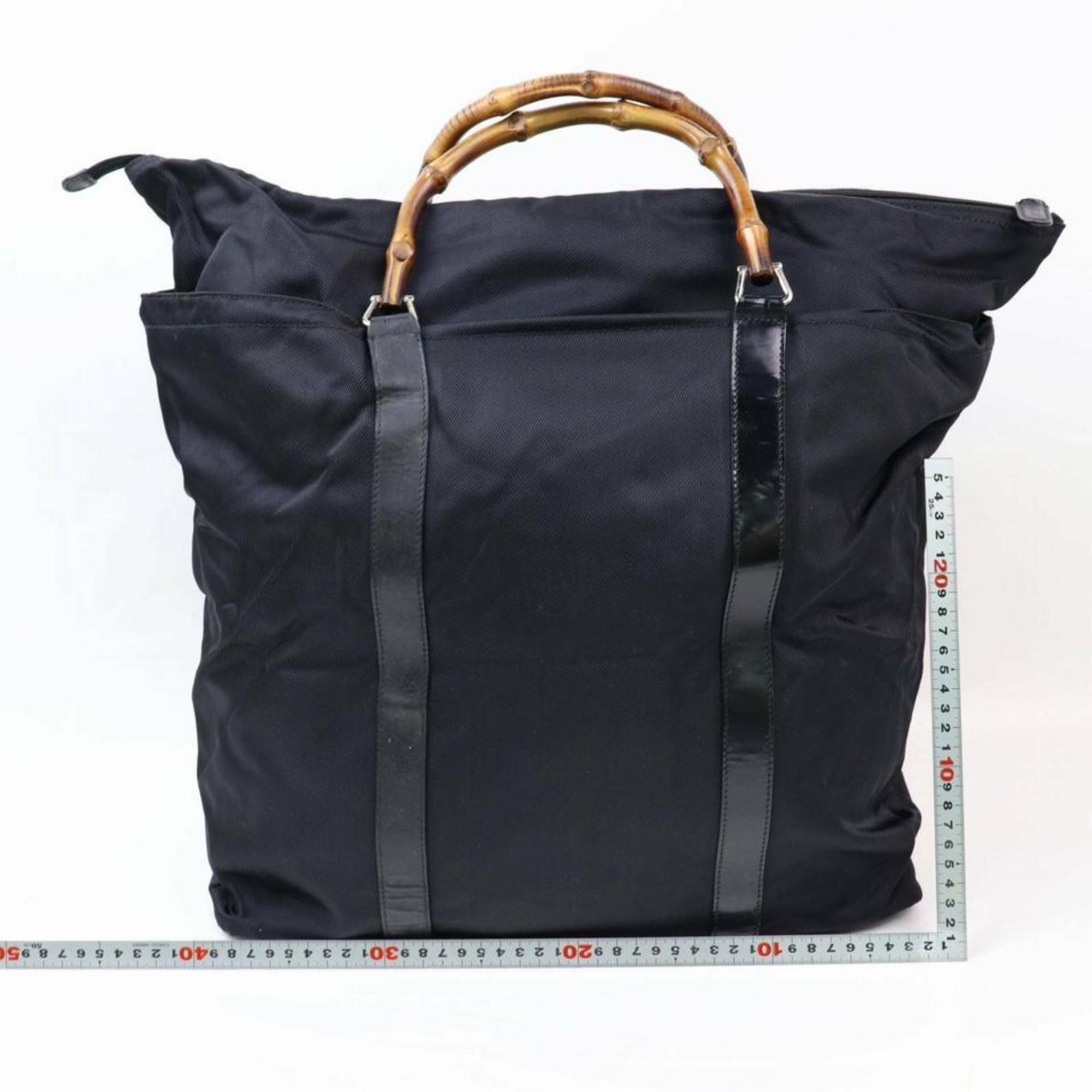 gucci bamboo tote large