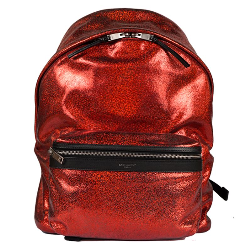 saint laurent glitter backpack
