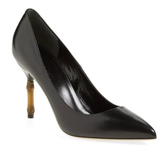 bamboo black heels