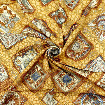 Auth Hermes Scarf MARE NOSTRUM 90cm Silk Carre ANNIE FAIVRE | LePrix