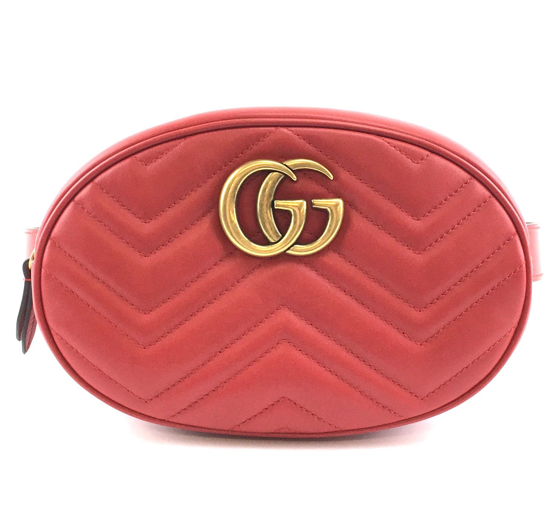 gucci red fanny pack