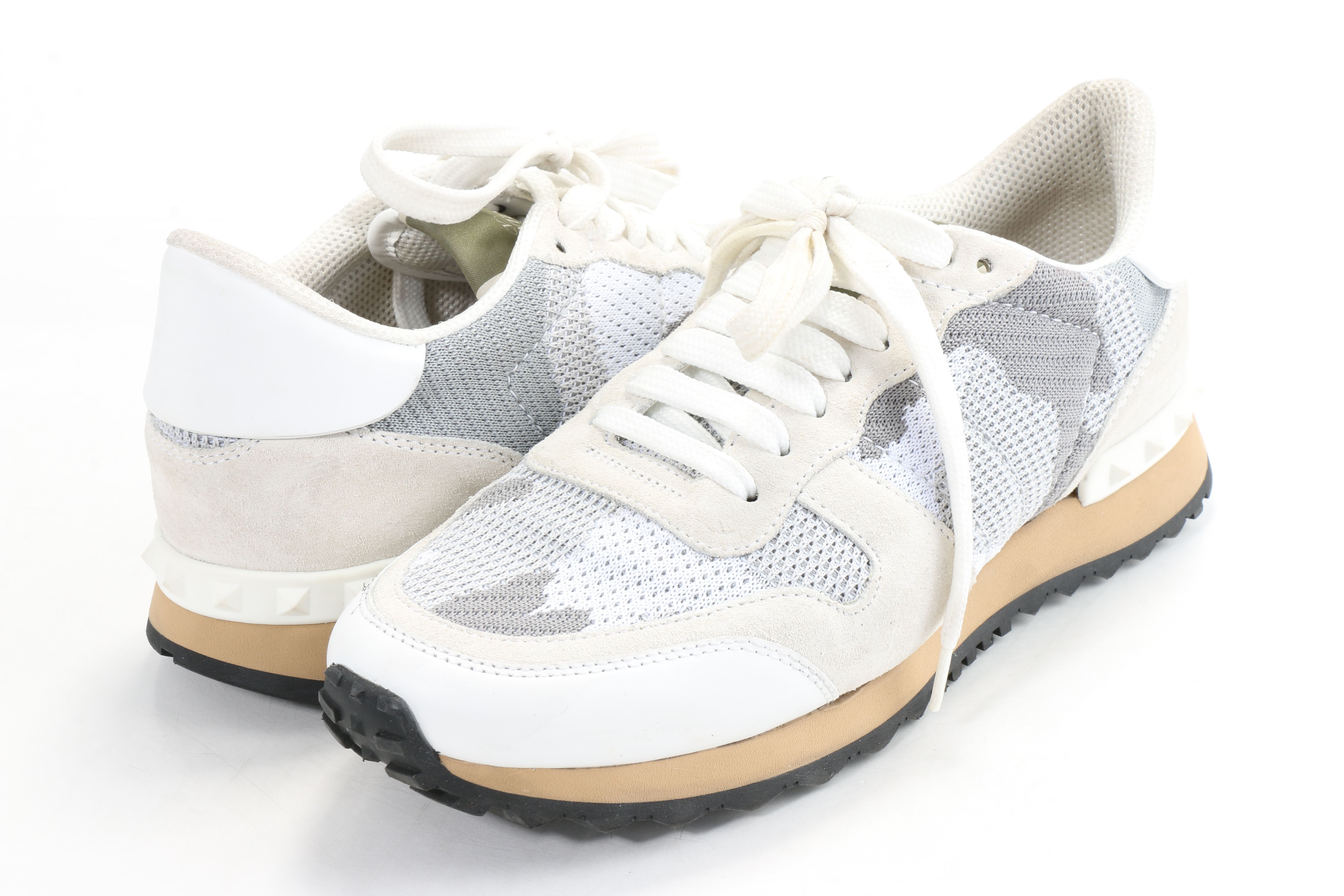 mesh fabric camouflage rockrunner sneaker