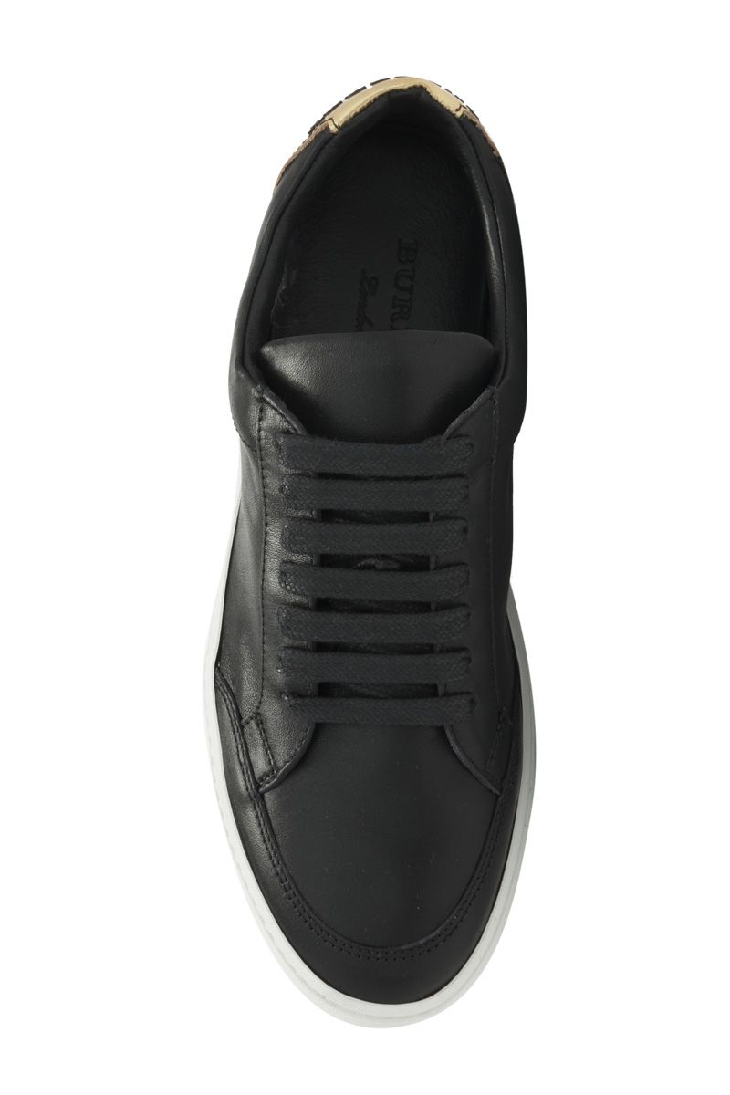burberry salmond leather sneakers
