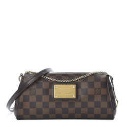 Louis Vuitton Eva Clutch Damier Azur White Blue Coated Canvas Leprix Louis Vuitton Eva Clutch Damier Azur White Blue Coated Canvas Leprix