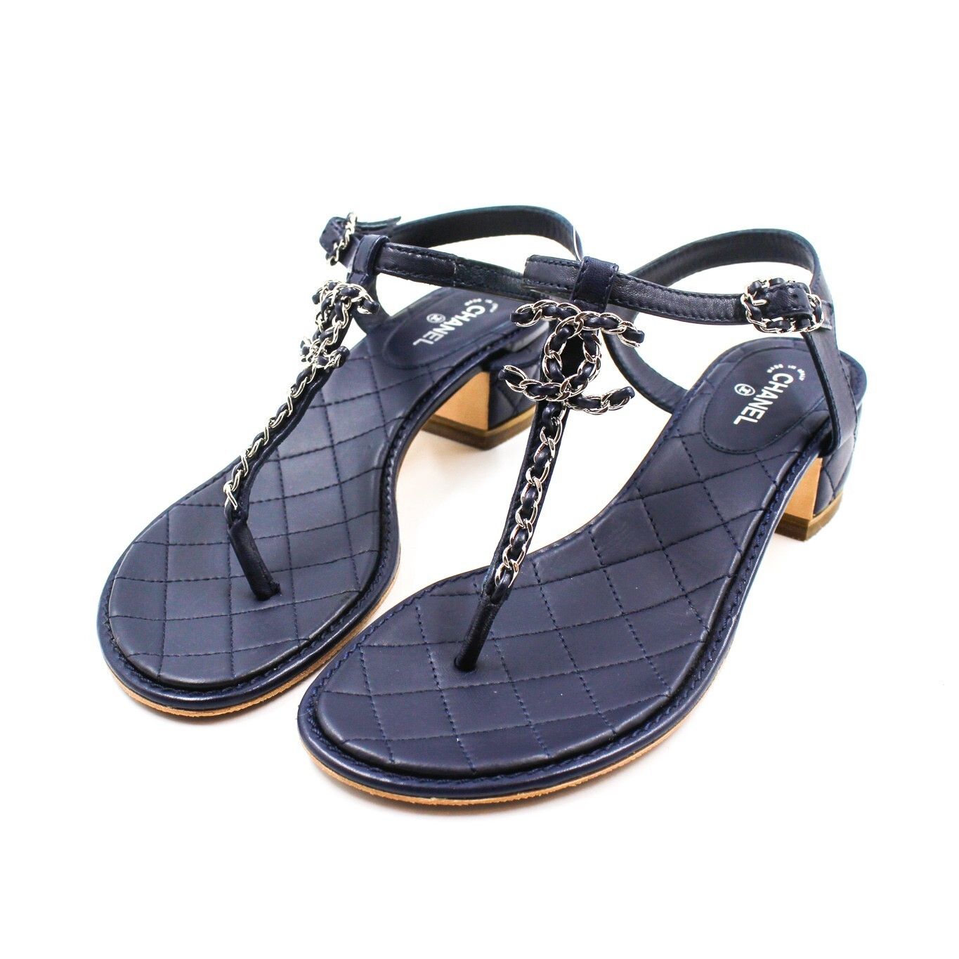 navy sandals