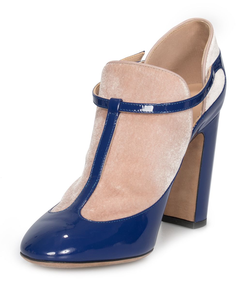 blue valentino heels