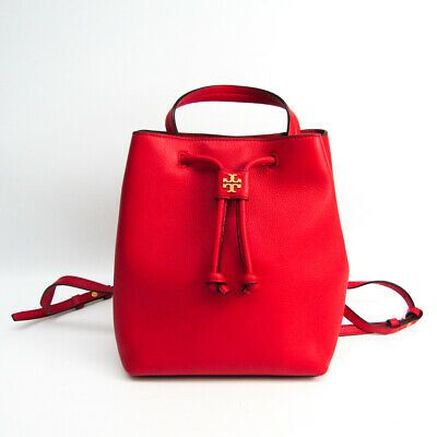 red tory burch backpack