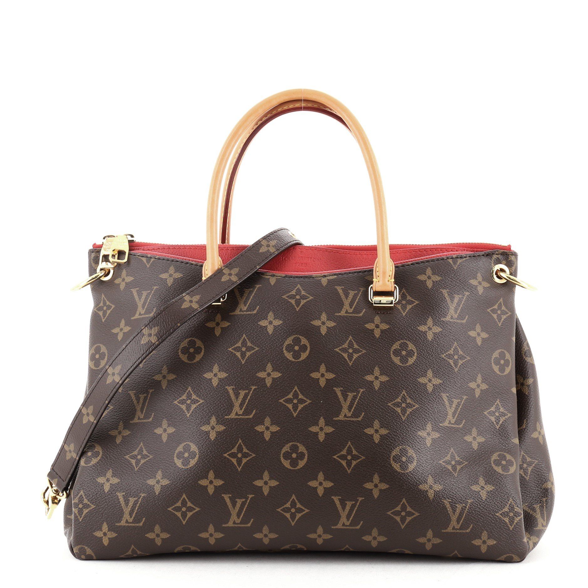louis vuitton pallas tote monogram canvas