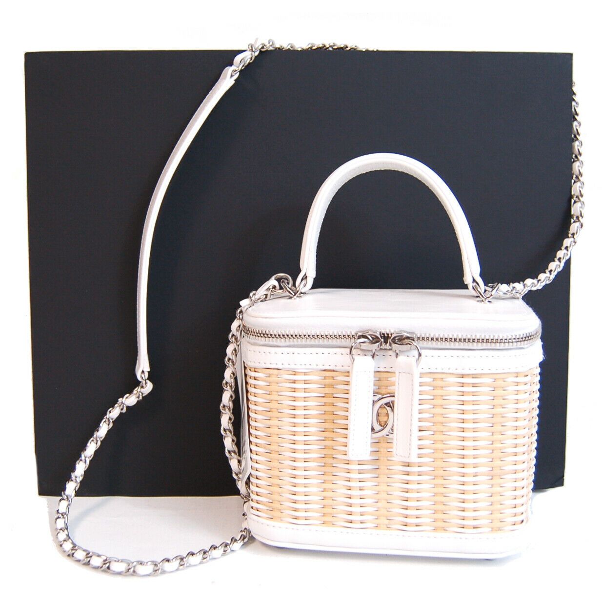 chanel vanity white