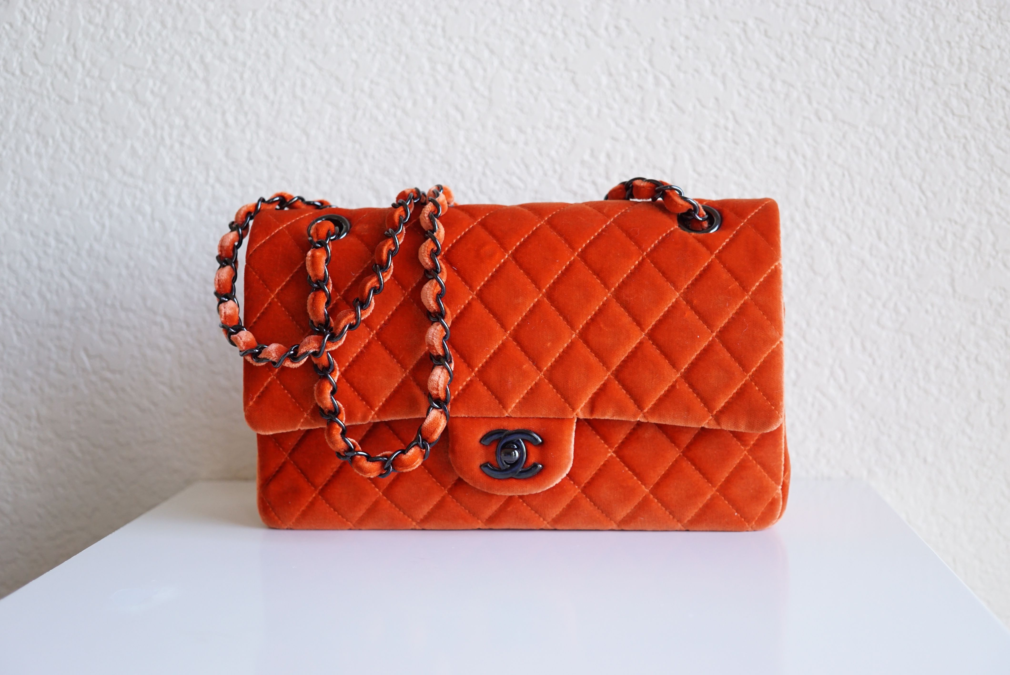 orange chanel bag