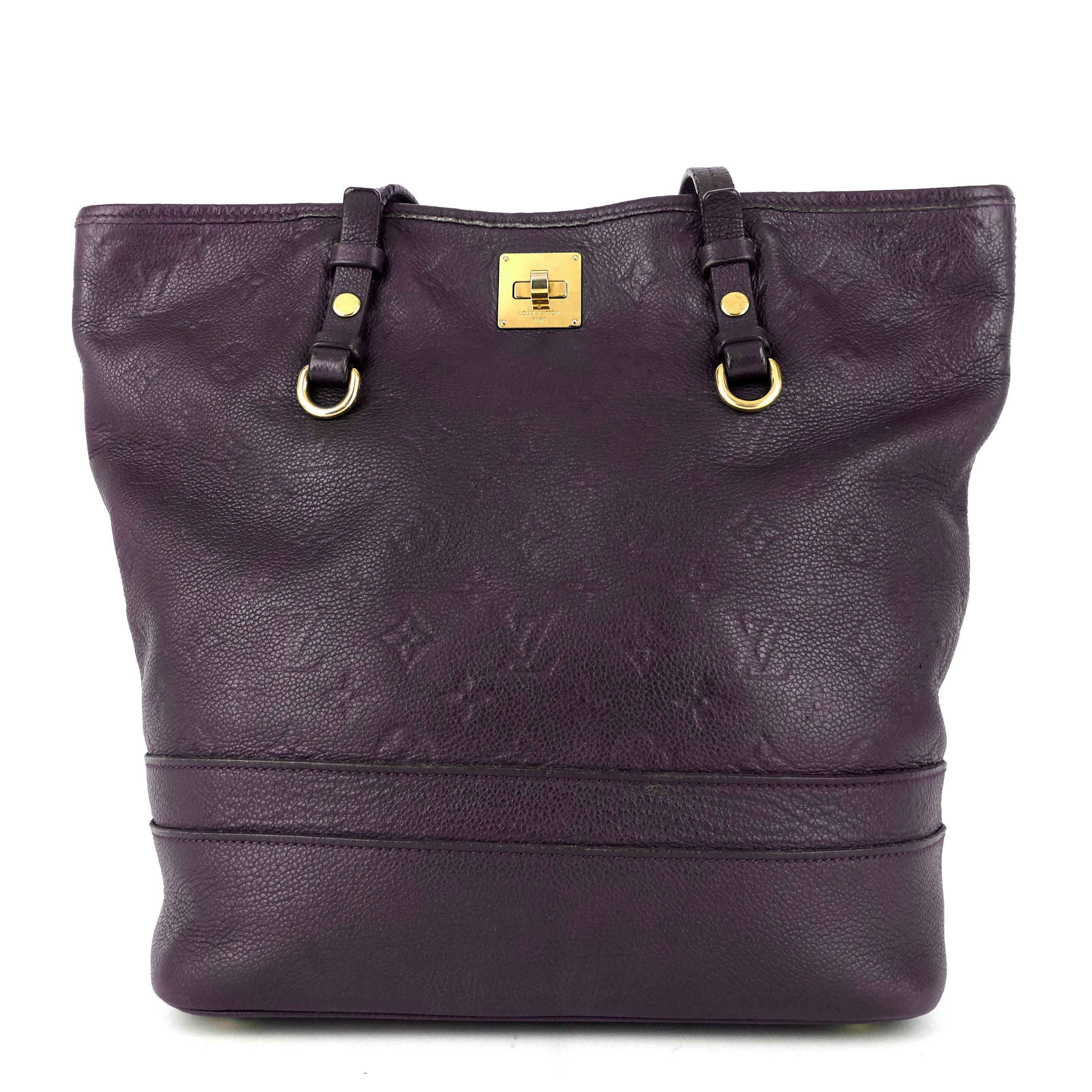 monogram empreinte leather