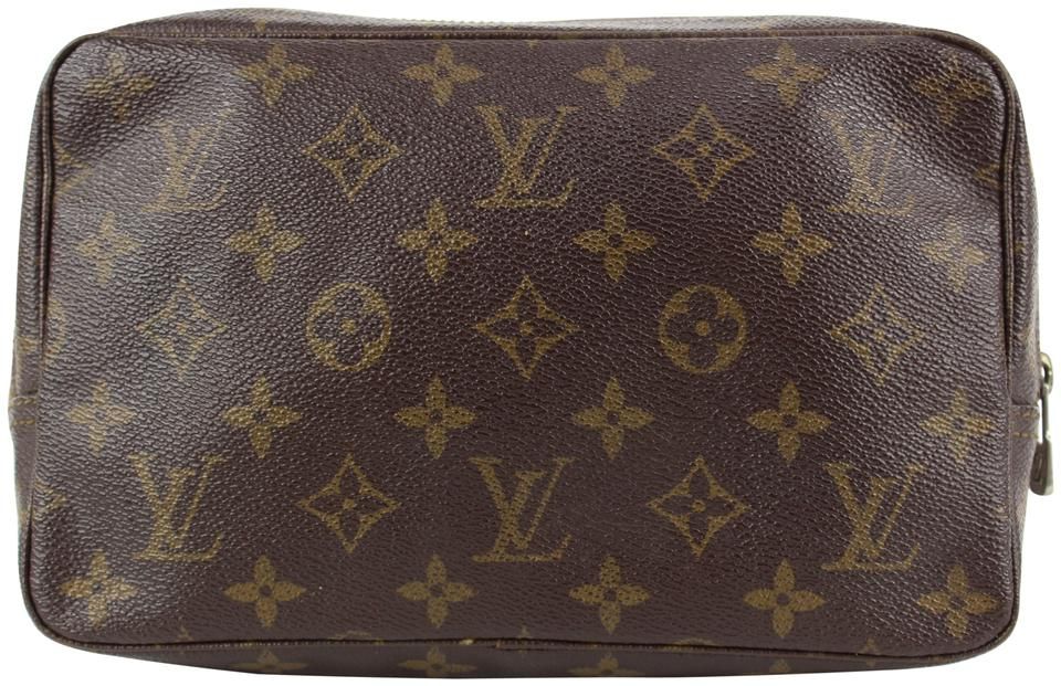 Louis Vuitton Monogram Trousse 23 Cosmetic Pouch Make Up Case | LePrix