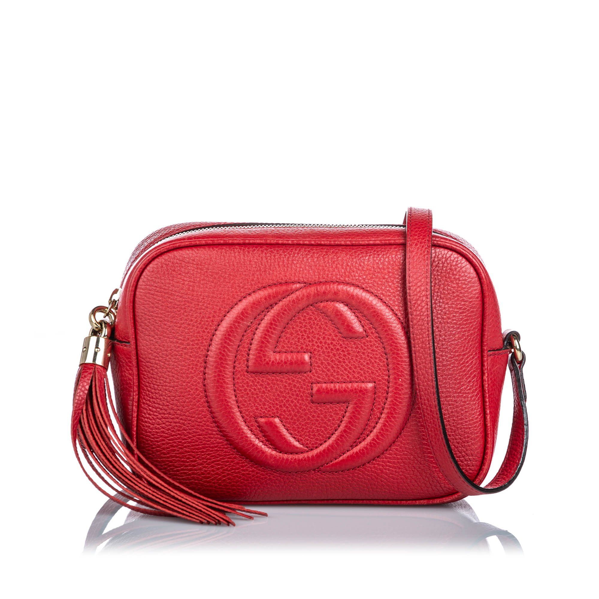 red gucci soho crossbody