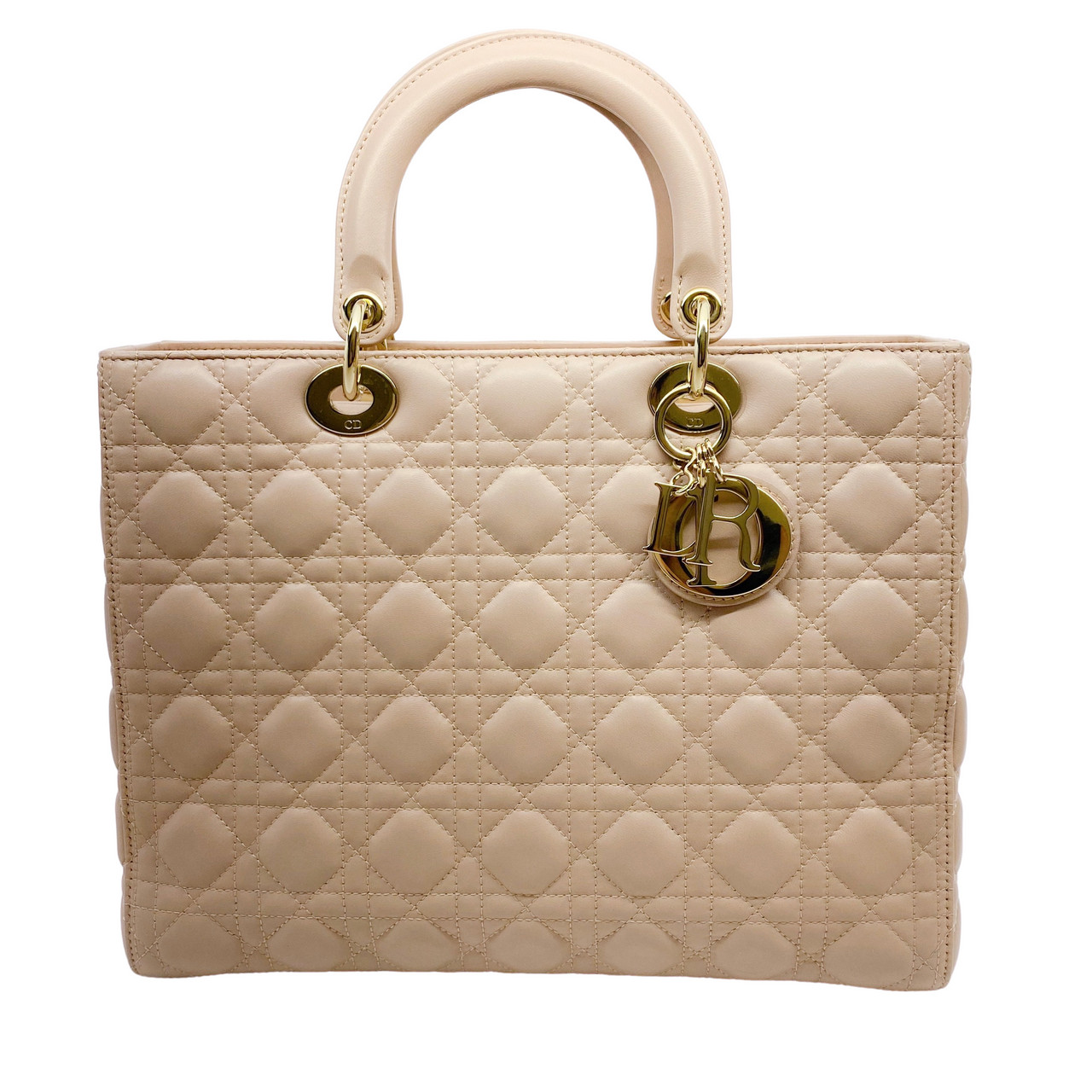Christian Dior Light Pink Lady Dior Bag Leprix