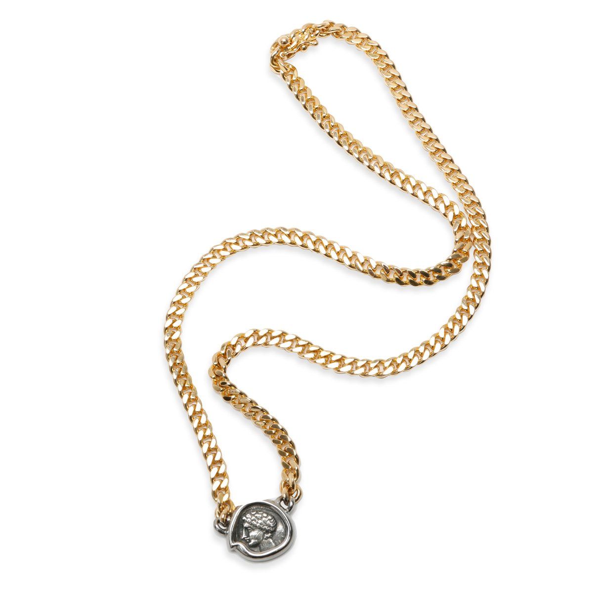 bulgari coin necklace