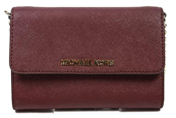 michael kors wallet maroon
