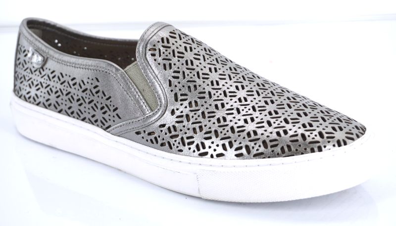 silver tory burch sneakers