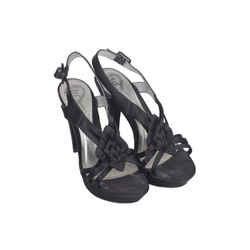 Rodo Italy Evening Bag Clutch With Gilt Metal Chain Black Wicker