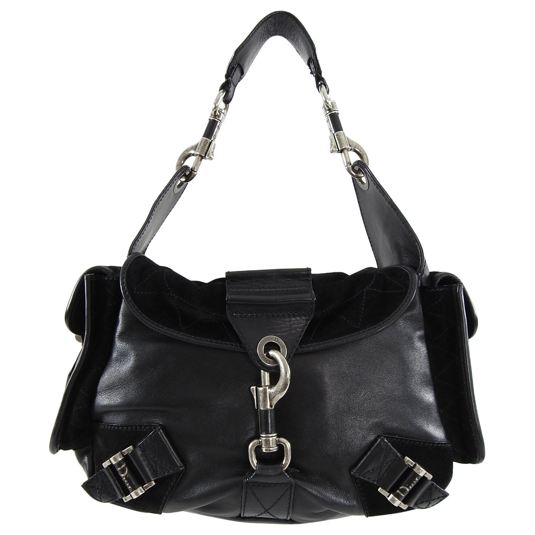 dior suede bag