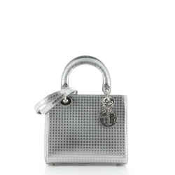 Christian Dior Diorama Metallic Micro Cannage Medium Flap Bag Leprix