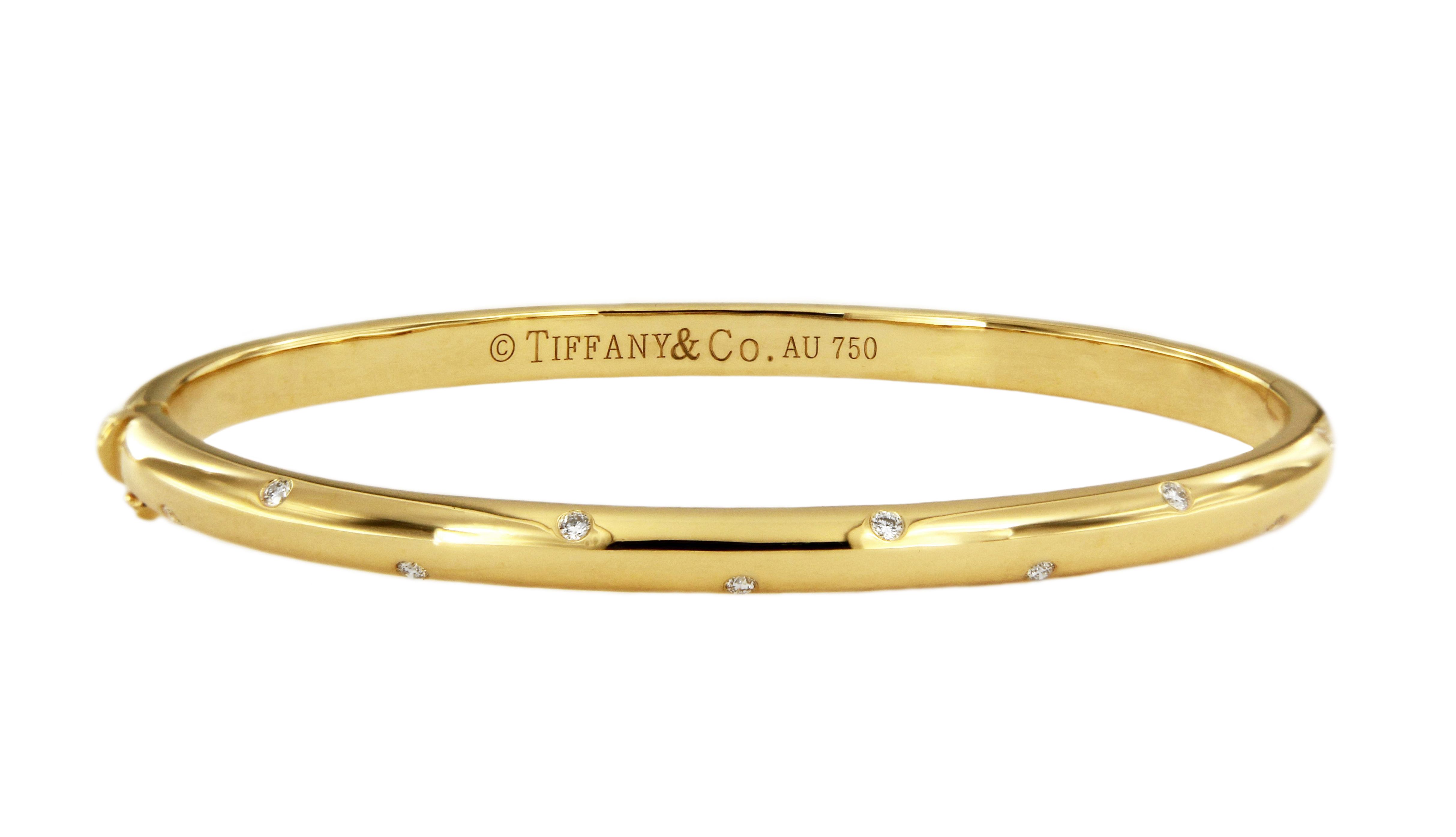 Tiffany\u0026Co.18k Yellow Gold Diamond 