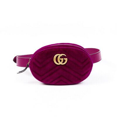 gucci purple velvet bag