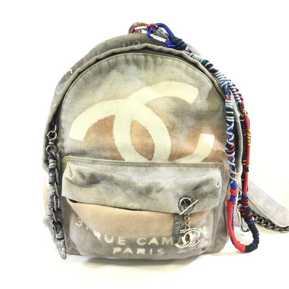 Chanel Graffiti Art Etoile Canvas Backpack Leprix
