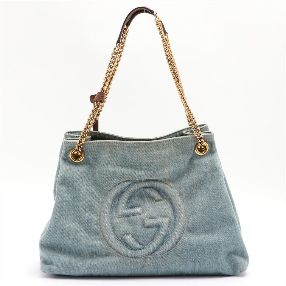 gucci soho denim shoulder bag