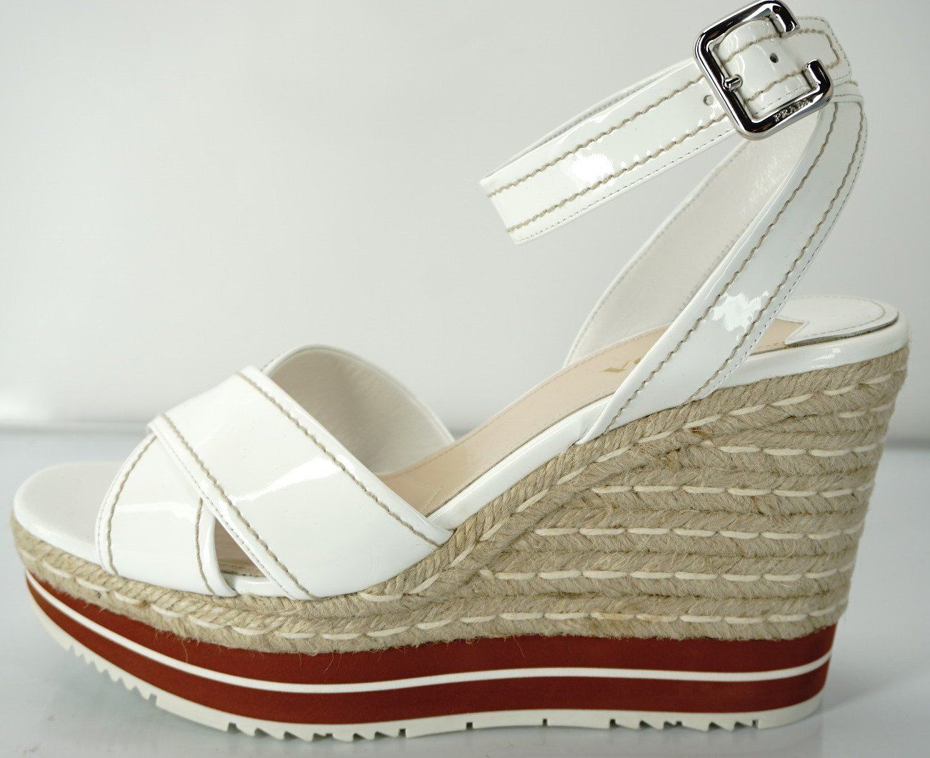 white platform sandals size 11