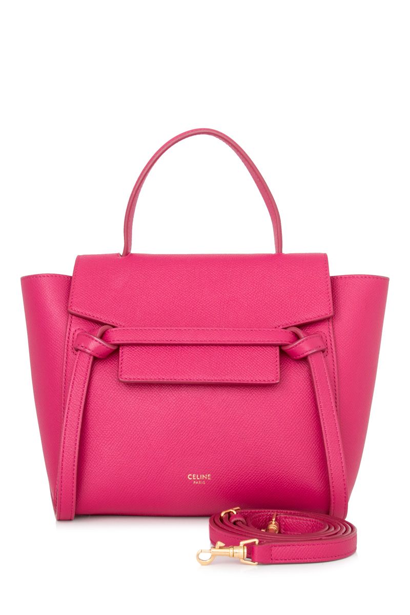celine nano luggage pink