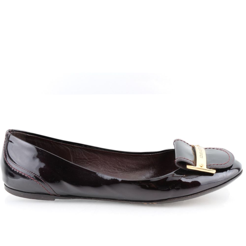 patent leather flats