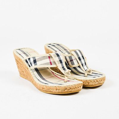 burberry espadrille wedges