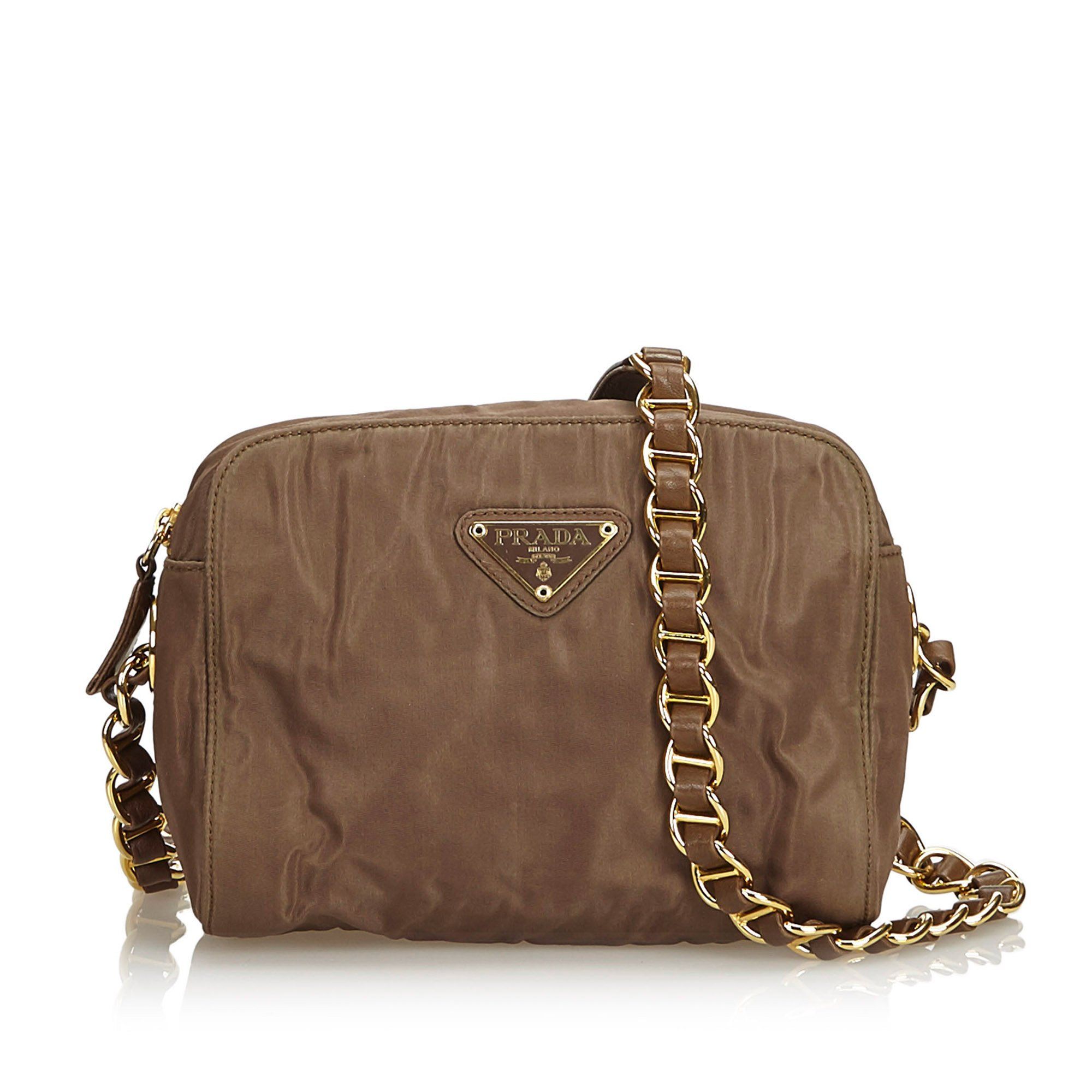 prada nylon crossbody chain
