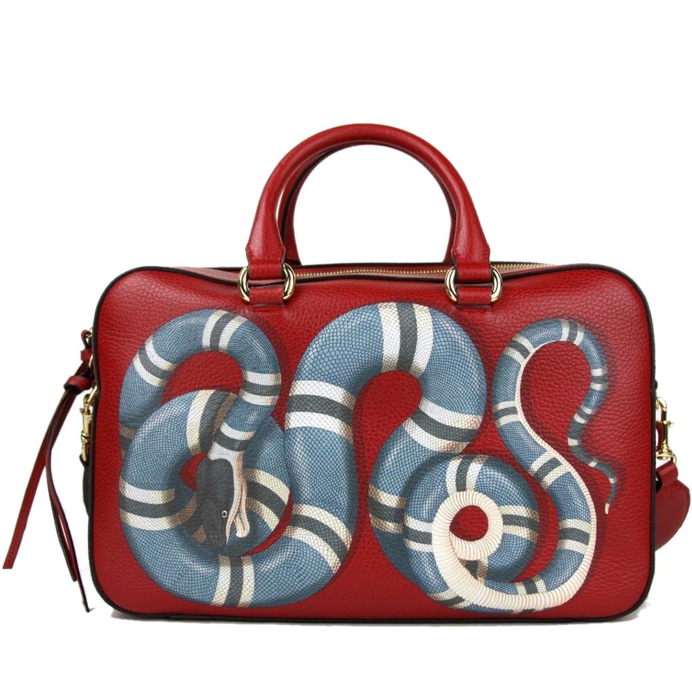 gucci red snake bag