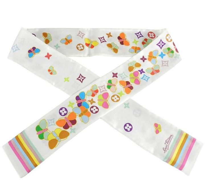 louis vuitton butterfly scarf